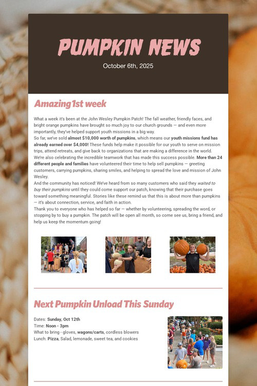Pumpkin News