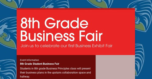 8th Grade Business Fair