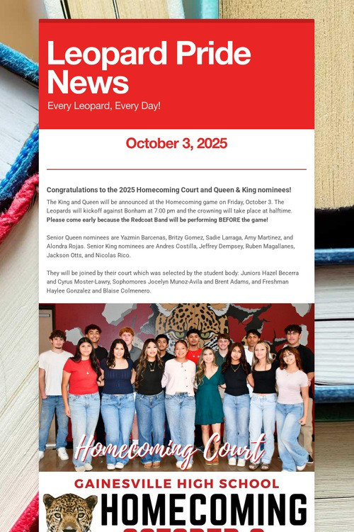 Leopard Pride News