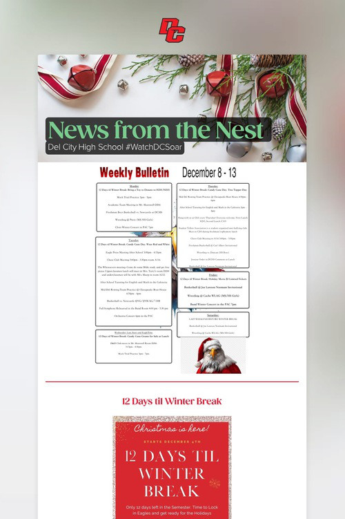 News from the Nest