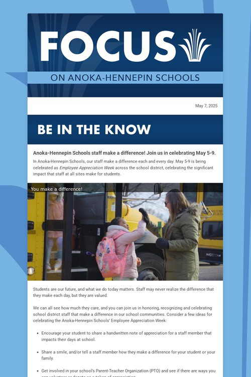 FOCUS on Anoka-Hennepin - May 2025