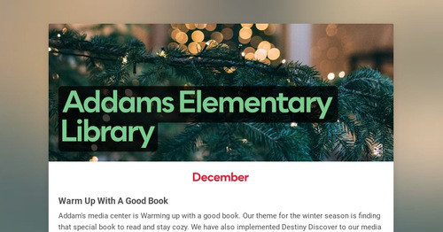 Addams Elementary Library