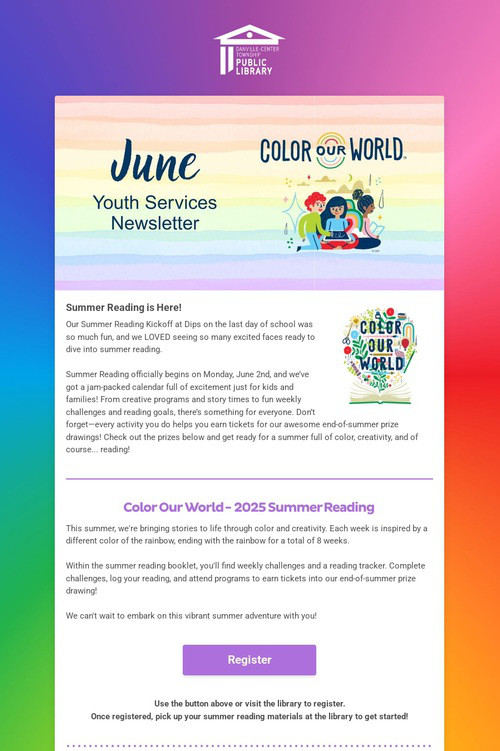 Youth Services Newsletter