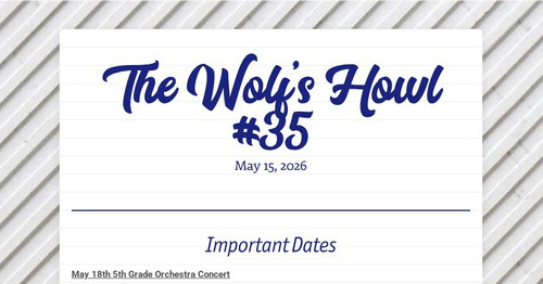 The Wolf's Howl #35