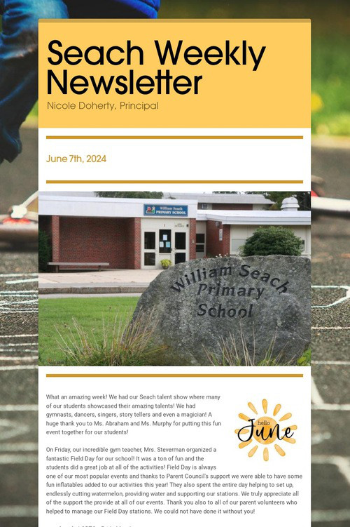 Seach Weekly Newsletter
