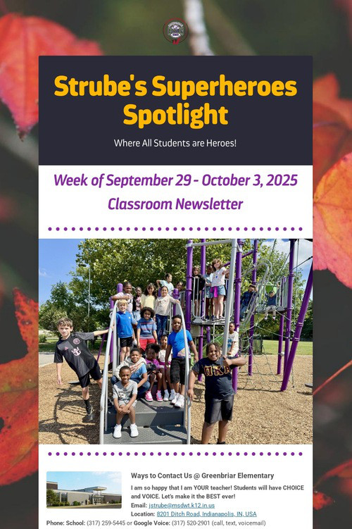 Strube's Superheroes Spotlight