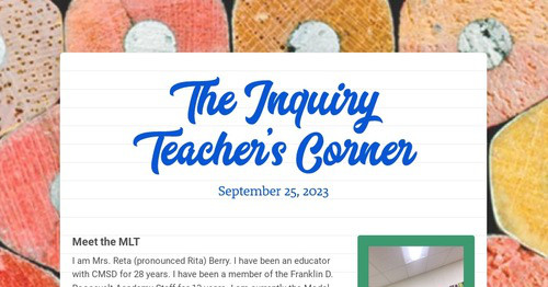 The Inquiry Teacher's Corner