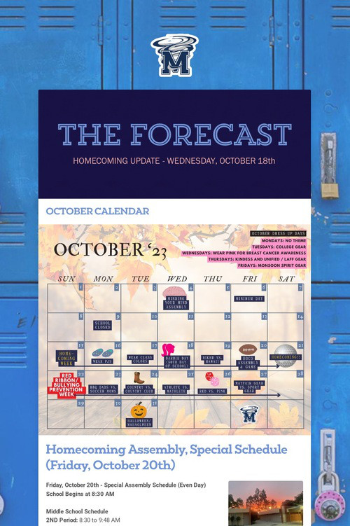THE FORECAST