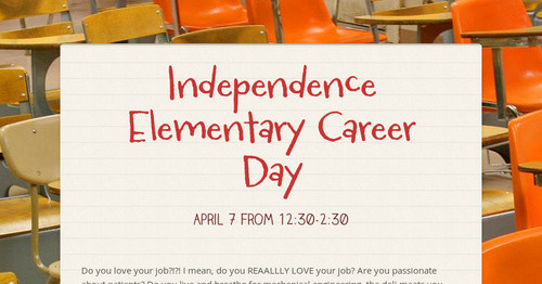 Independence Elementary Career Days