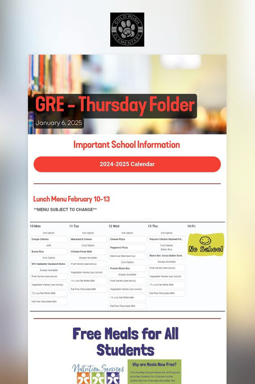 GRE - Thursday Folder