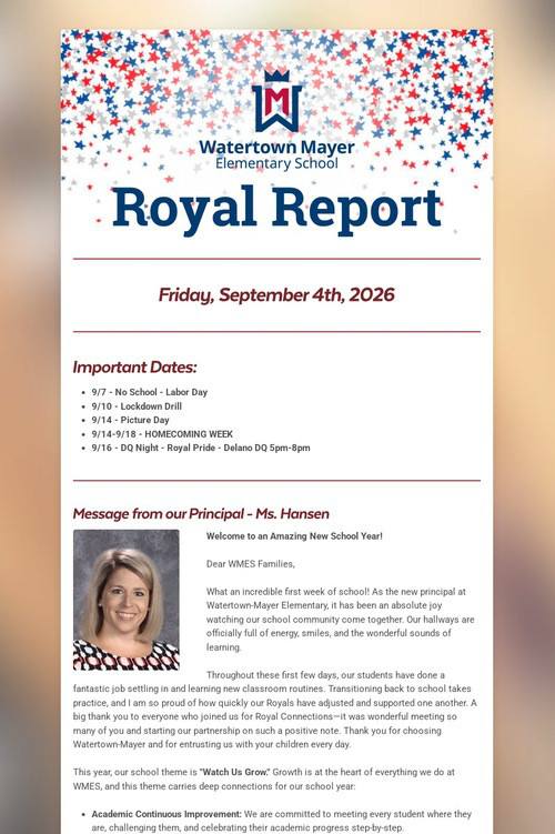 Royal Report