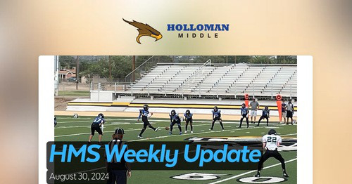 HMS Weekly Update