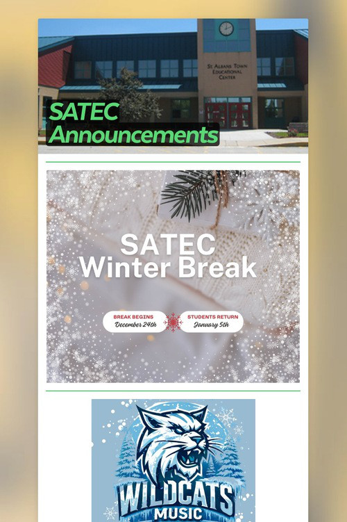 SATEC Announcements