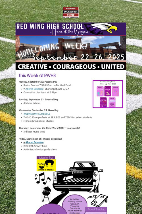 RWHS Student Newsletter