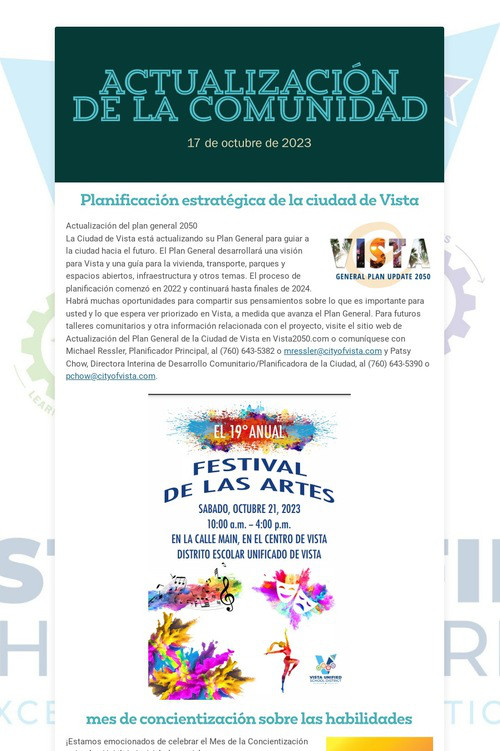 Actualización de la Comunidad