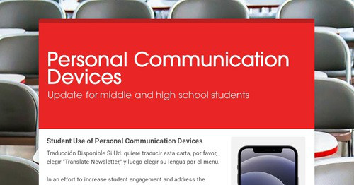 Personal Communication Devices