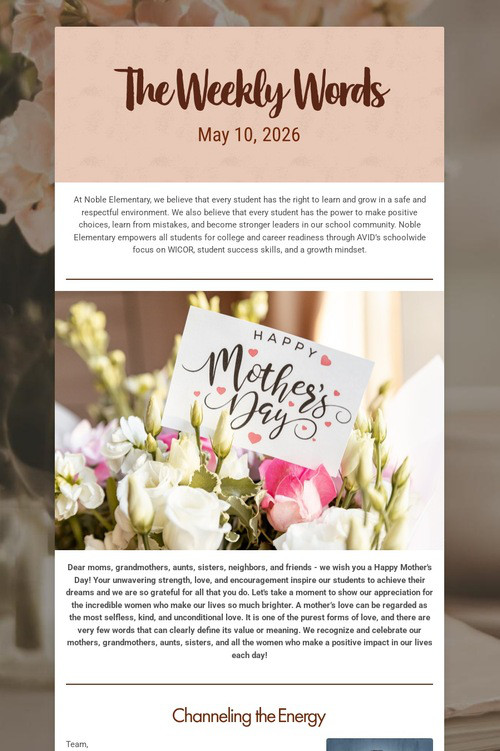 The Weekly Words