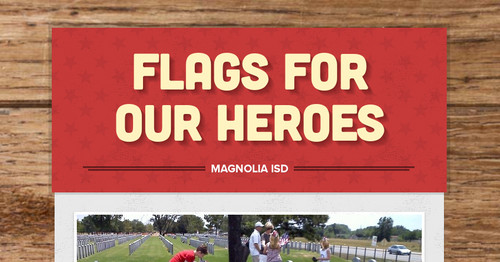 Flags For Our Heroes
