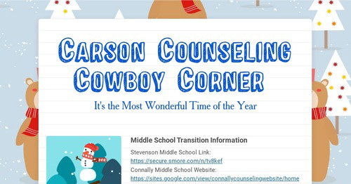 Carson Counseling Cowboy Corner