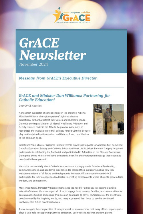 GrACE Newsletter