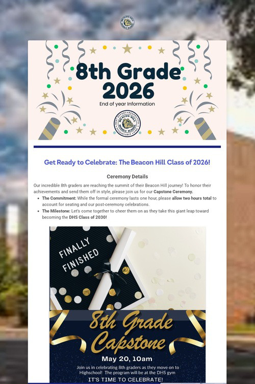 8th Grade EOY Activities