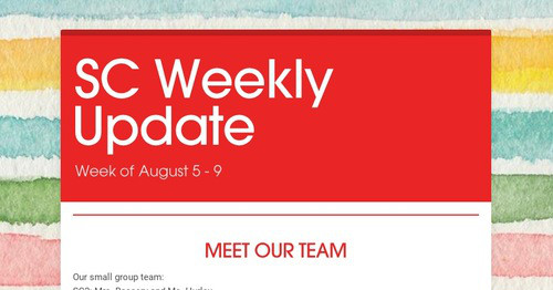 SC Weekly Update