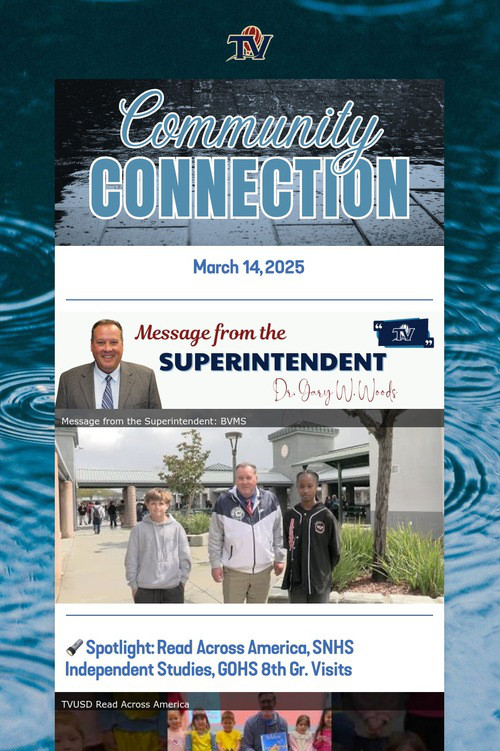 TVUSD COMMUNITY CONNECTION