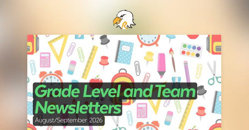 Grade Level and Team Newsletters