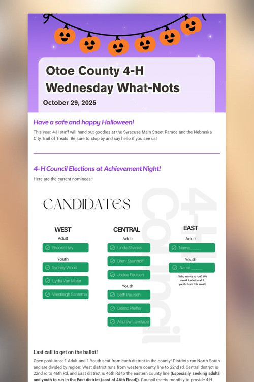 Wednesday What-Nots 10/29