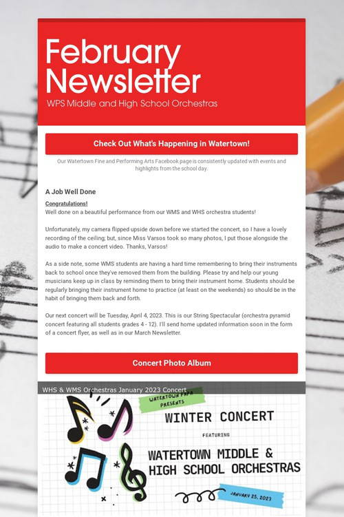February Newsletter
