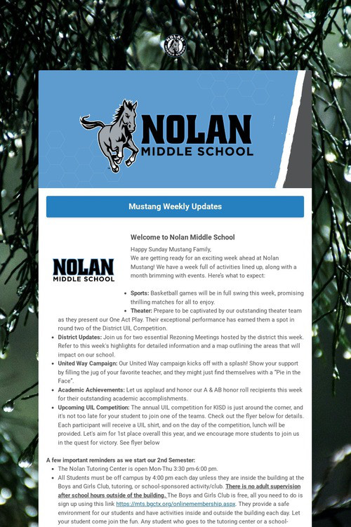 Weekly Update