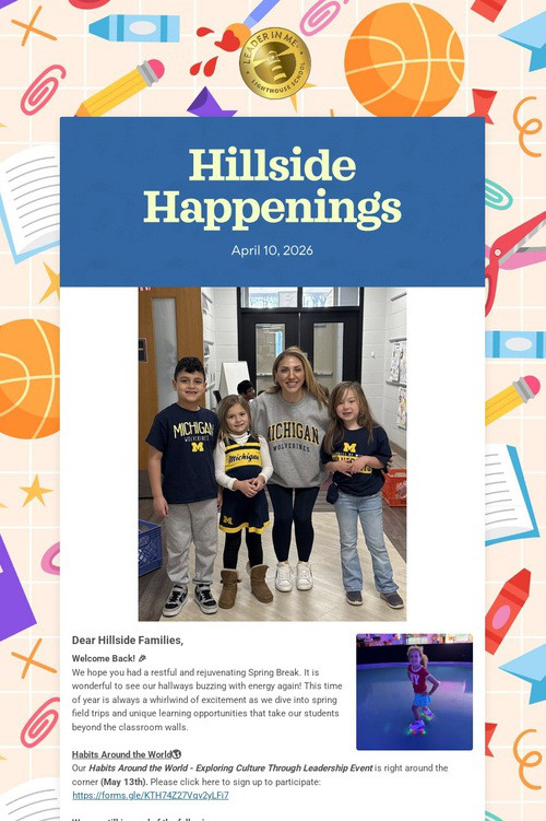 Hillside Happenings
