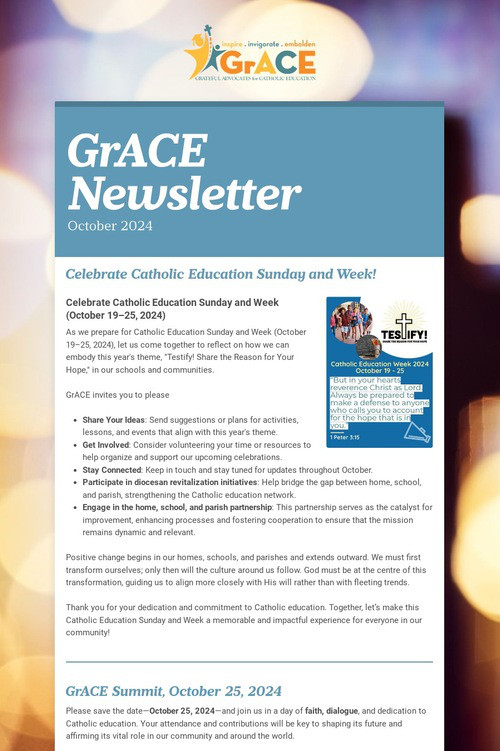 GrACE Newsletter