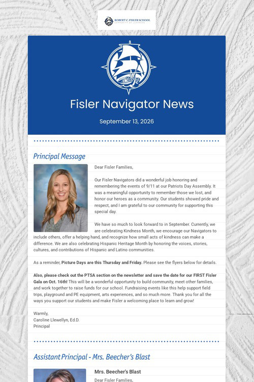 Fisler Navigator News