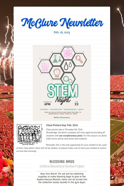 McClure Newsletter