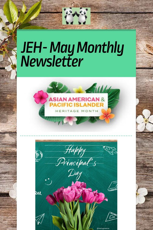 JEH - May Monthly Newsletter