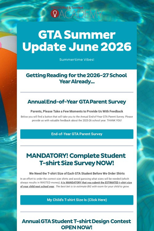 GTA Summer Update June 2026