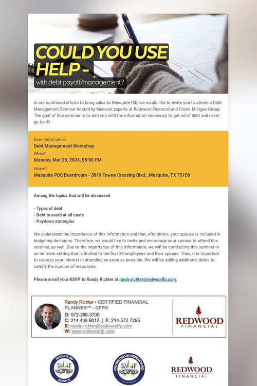 COULD YOU USE HELP -