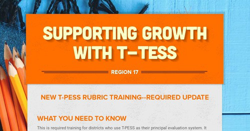 Supporting Growth with T-TESS