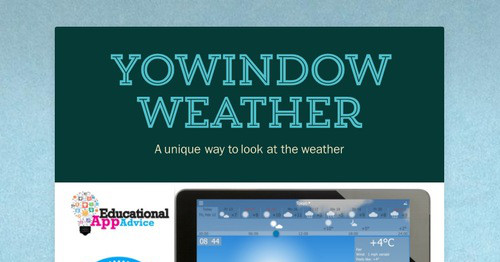 Yowindow Spring YoWindow Weather | Smore Newsletters