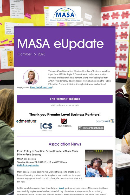 MASA eUpdate
