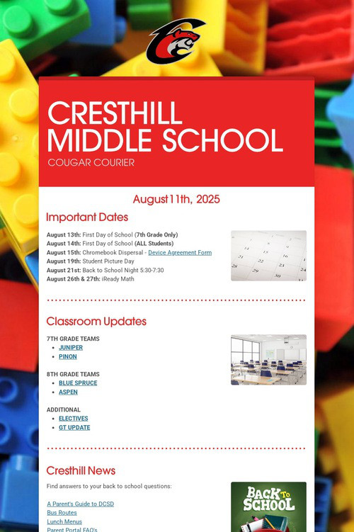 CRESTHILL MIDDLE SCHOOL