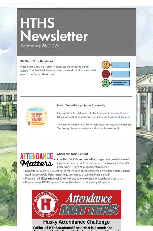 HTHS Newsletter