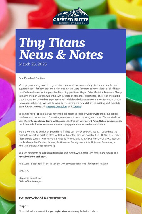 Tiny Titans News & Notes