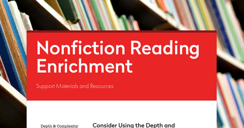 Nonfiction Reading Enrichment