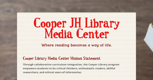 Cooper JH Library Media Center