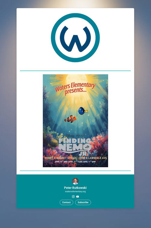 Opening Friday! Finding Nemo Jr.