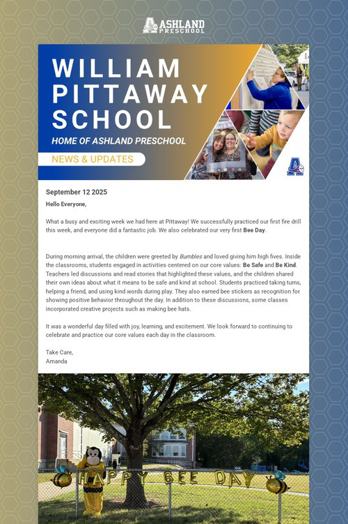 Ashland Preschool Update