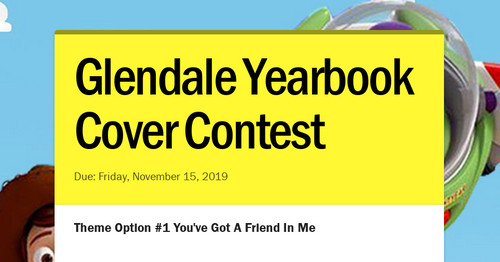 Glendale Yearbook Cover Contest