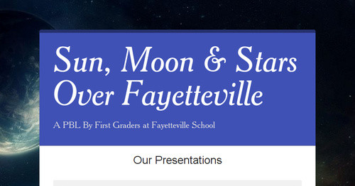 Sun, Moon & Stars Over Fayetteville